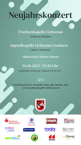 Tickets für Neujahrskonzert 2025 am 04.01.2025 - Karten kaufen